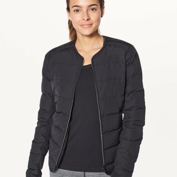 Lululemon Just Enough Puff Jacket Black, Size 4